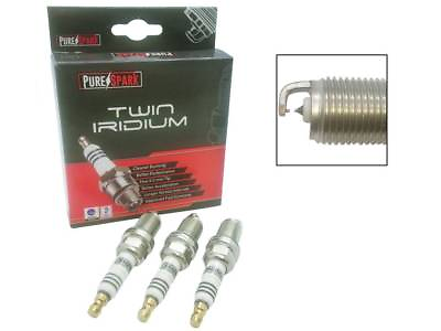 #ad 3x Purespark Twin Iridium Upgrade Spark Plugs 5063 02 ULTRA FINE ELECTRODE GBP 19.95