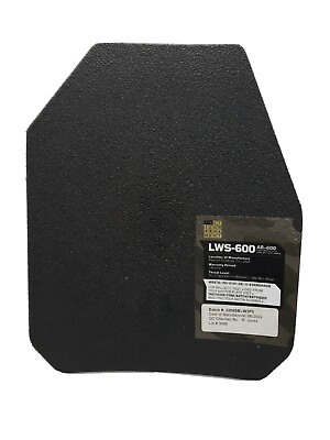 #ad NEW Tacticon Armament LWS600 RH Hybrid Cut Level III Curved Body Plate 9x11.5quot; $99.00