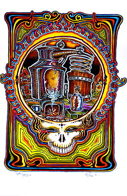 #ad Blake Wiley Poster Still Your Mind Grateful Dead 2012 Art Print $253.50
