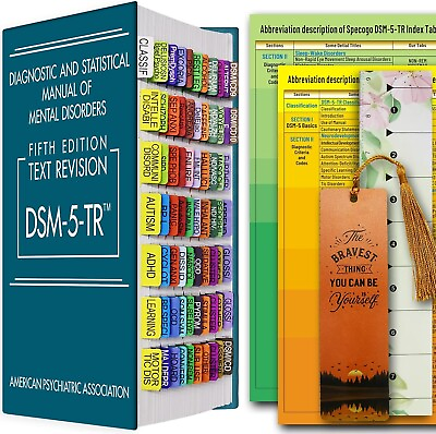 #ad Index Tabs for DSM 5DSM 5 TR Diagnostic and Statistical Manual of Mmental D... $14.94