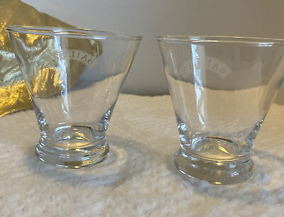 #ad Bailey#x27;s Irish Cream Liquor Cocktail Glasses Set of 2 Tapered Barware Drinkware $16.00