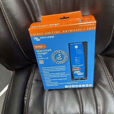 #ad Victron Energy Blue Smart IP65 12 Volt 15 amp Battery Charger Bluetooth $159.00