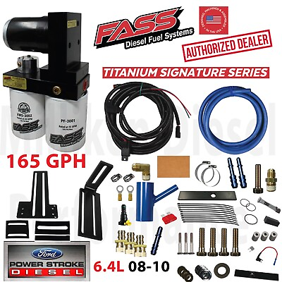 #ad FASS Titanium 165 GPH Fuel Lift Pump System 08 10 Powerstroke Diesel Ford 6.4L $711.55