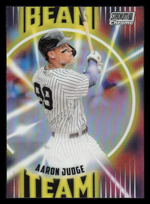 #ad 2022 Stadium Club Chrome #BT 12 Beam Team Aaron Judge New York Yankees $3.74