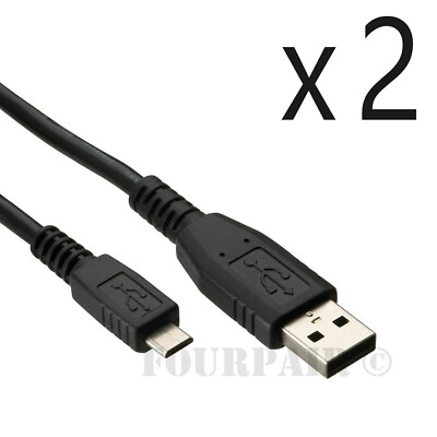 #ad 2 Pack 6ft Micro USB Sync Charger Cable Cord LG HTC PS4 Xbox One Controller $6.95