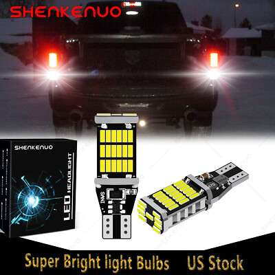 #ad Reverse Backup Light T15 921 Bulbs For 2007 2012 Dodge Ram 1500 2500 3500 6000K $10.49