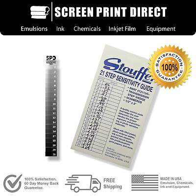 Exposure Calculator For Screen Printing 21 Step Wedge Calculator $20.75