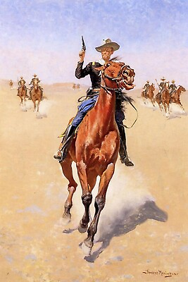 #ad The Trooper by Frederic Remington Western Giclee Art Print Ships Free $89.10