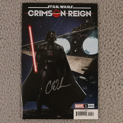 #ad Star Wars Crimson Reign #1 2021 Clayton Crain Cover Signed By Charles Soule COA $49.97