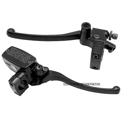 #ad 1quot; Motorcycle Handlebar Master Cylinder Hydraulic Brake Control ＋Clutch Lever $25.99