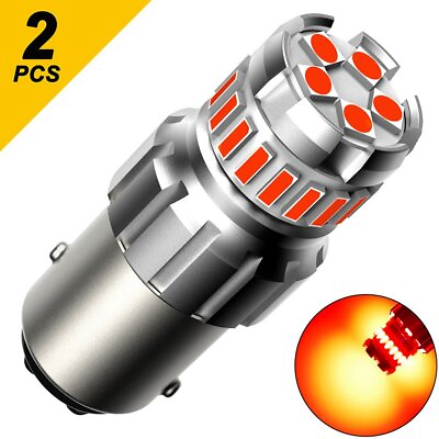 #ad AUXITO Brake LED Stop Light Tail 1157 Bulbs 7528 2057 Red Bright Super 2x 23SMD GBP 14.99