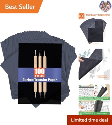 #ad Versatile Durable Carbon Paper 100 Sheets A4 Size DIY Woodworking $10.99