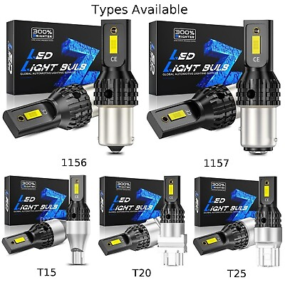 #ad Upgrade Your Car#x27;s Safety with 2x 3570 SMD1156 Ba15s Signal Light Bulbs $16.47
