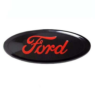 #ad 7 inch Black Red Badge Emblem For Ford 2004 2012 Ford F150 Front Grille Tailgate $15.99