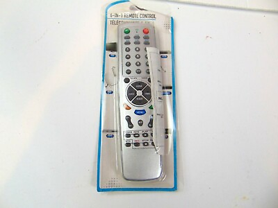 #ad 6 In 1 TV Remote Control * New in Package $10.00