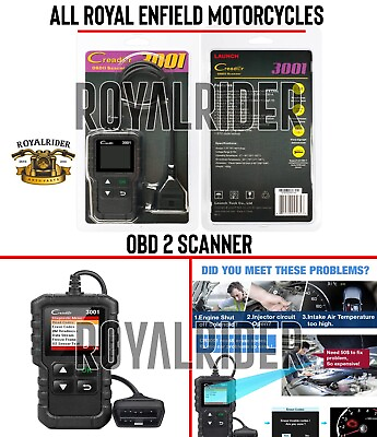 #ad All Fits Royal Enfield MOTORCYCLES quot;OBD 2 Scannerquot; Express Shipping $55.79