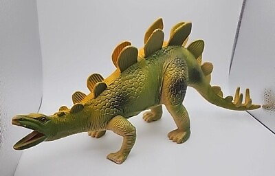 #ad Stegosaurus Dinosaur Dur Mei 1999 Vintage 90#x27;s 15quot; Figure Toy $9.87