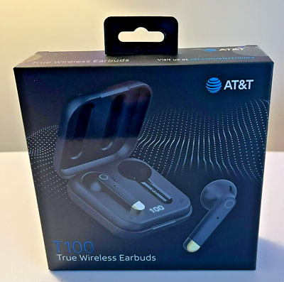 #ad ATamp;T: T100 True Wireless Earbuds with charging case New in box $13.95