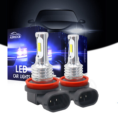 #ad 2x H8 H11 CSP LED Headlight Low Beam Bulb Kit For GMC Sierra 1500 4.8L 2007 2013 $16.98