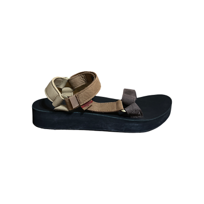 #ad Teva Women#x27;s Midform Universal Leather Sandals Neutral Multi 1102435 $42.99