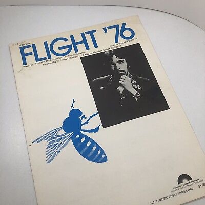 #ad Flight ‘76 The Walter Murphy Band Sheet Music 1976 Piano Vocal Chords Bumble Bee $12.90