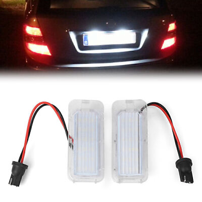 #ad Pair 18 LED CANBUS License Plate Light Lamp For Ford Mondeo Focus 5D C MAX White $11.70