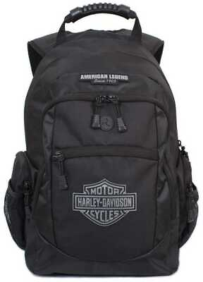 Harley Davidson® Classic Bar amp; Shield Black Backpack Bag 12x17.75x7 BP1932S $115.69