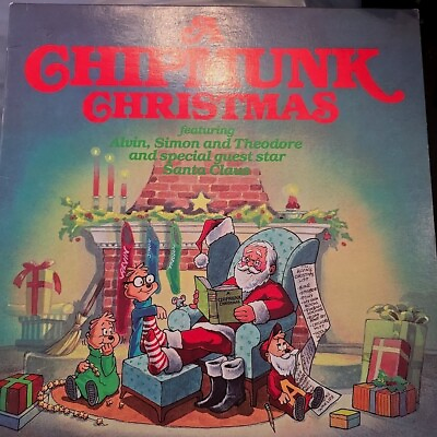 #ad A Chipmunk Christmas 1981 Vinyl LP Gatefold w Booklet In NM Condition $25.00