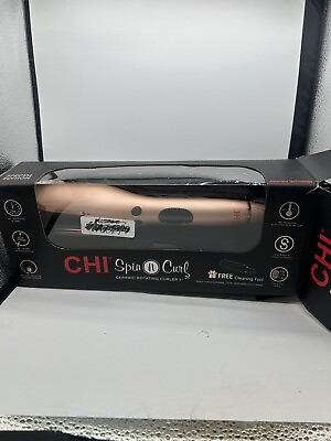 #ad CHI Spin N Curl Special Edition Rose Gold Hair Curler 1quot;. Ideal for Shoulder $34.99