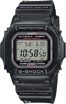#ad Casio GW S5600U 1JF G SHOCK GW M5600 Series black Solar Radio Carbon Fiber Watch $201.07