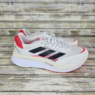 #ad Adidas Women#x27;s Adizero Boston 10 Running Shoes Style FY4080 New White Size 9 $49.99
