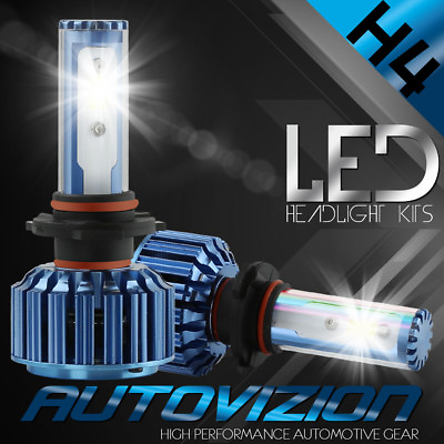 #ad C6F H4 High Low 12V 488W Car LED Headlight Kit 6000K White Super Bright Bulbs $27.99