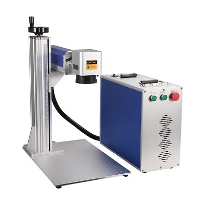 #ad 50W Raycus Fiber Laser Marking Machine 200*200mm Engraver Steel Metal EzCad2 $3254.07