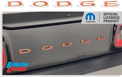 #ad #ad DODGE Trunk Badge Overlay Decal for 2015 2023 Dodge Challenger $12.99