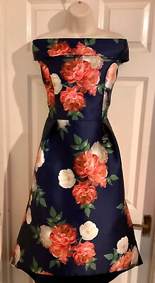 #ad New Chi Chi fit and flare occasion dress size 18 party wedding cruise cocktails GBP 58.00