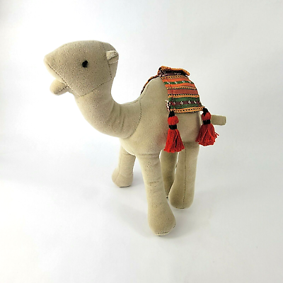 #ad Al Burgen Camel Plush Stuffed Animal 9quot; Velvety Soft Handmade in Jordan $17.99
