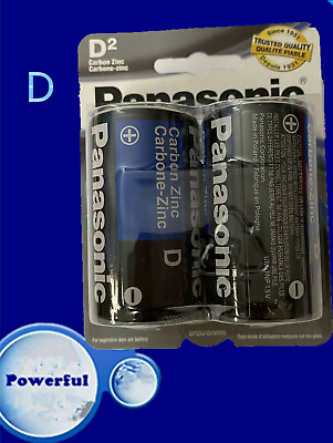 #ad 24 pcs Panasonic Super Heavy Duty Size D Zinc Carbon Battery 1.5V A Class $21.88