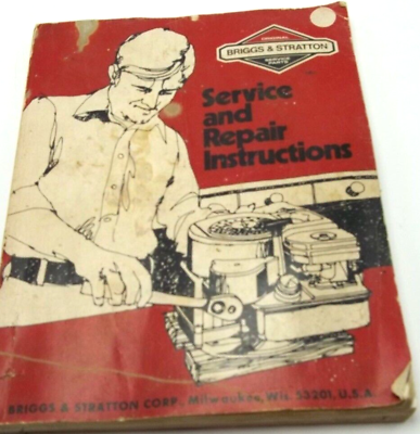 #ad Briggs Stratton Service Repair Instructions Manual Vintage $14.99