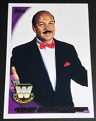 #ad 2010 Mean Gene Okerlund WWE Topps Wrestling Card #63 $1.85