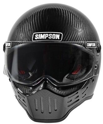 Simpson Motorcycle M30 Helmet Medium Carbon Fiber M30DMC $597.95