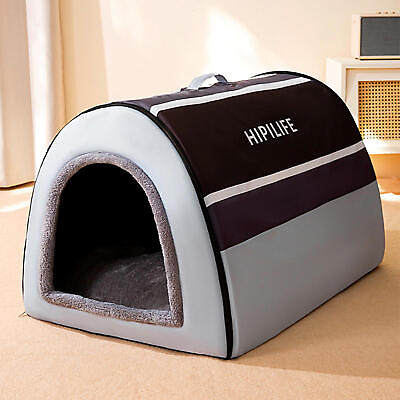 #ad 1* Warm Winter Indoor Large Dog House Removable And Washable Soft Warm Cave Bed $75.11