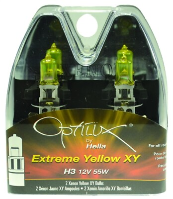 #ad Hella Optilux For H3 12V 55W XY Extreme Yellow Bulb $37.99