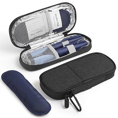 #ad Insulin Pen Cooler Travel Case Diabetic Medication Insulated Cool Organizer w... $29.03
