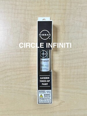 #ad New OEM Nissan QAB Pearl White 3 in 1 Touch Up Paint Clear Coat 999PP SDQAB $24.95