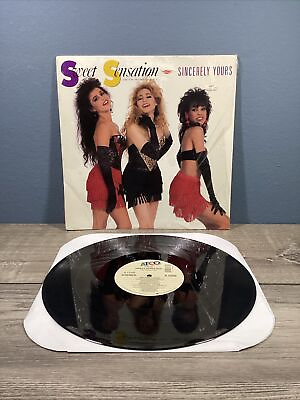 #ad Sweet Sensation Sincerely Yours Vinyl LP Latin Freestyle House Electro 1988 $11.99