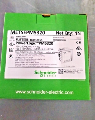 #ad New METSEPM 5320 Schneider Electric Meter METSEPM5320 BRAND NEW FREE SHIP $820.00