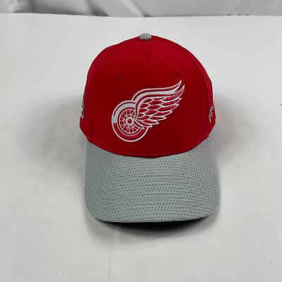 #ad Detroit Red Wings Hat Cap Snap Back Red Fanatics Logo Adjustable Hockey NHL Mens $24.88