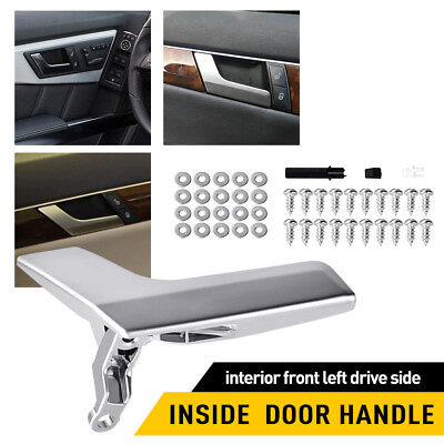 #ad Upgraded Inside Door Handle Repair Kit For Mercedes W204 X204 Chrome Left Driver $13.51