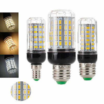 #ad LED Corn Bulb E27 E14 E12 E26 B22 24 108LEDs Light Lamps 110V 220V DC 12V 24V $2.84