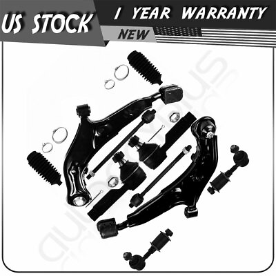 #ad For 1995 1999 Nissan Maxima 10Pcs Lower Control Arm Tie Rod Sway Bar Rack Bellow $90.61
